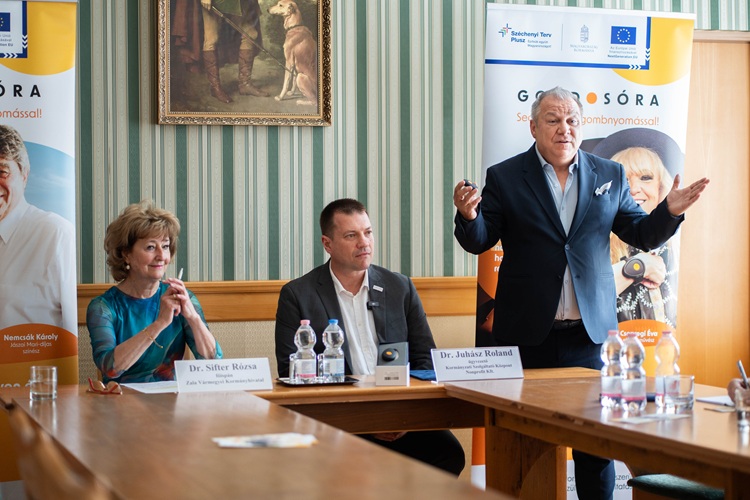dr. Sifter Rózsa, dr. Juhász Roland és Joó Géza